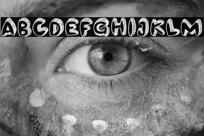 HANDMADE ANIMATION Font examples