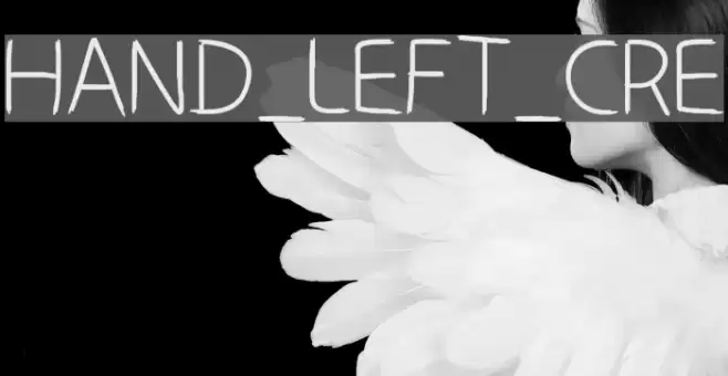 HAND_LEFT_CRE Font examples
