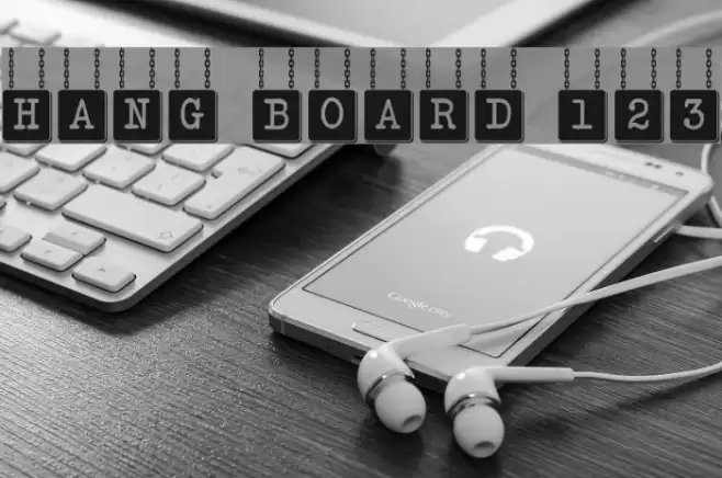 HANG BOARD 123 Font examples