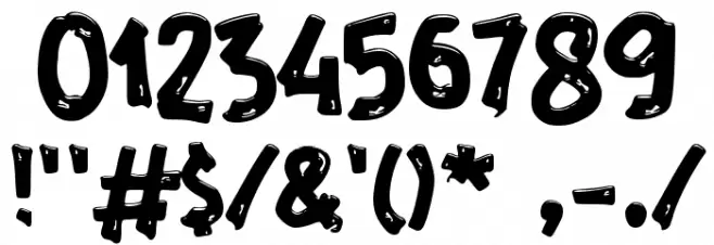 HANGERO Font OTHER CHARS