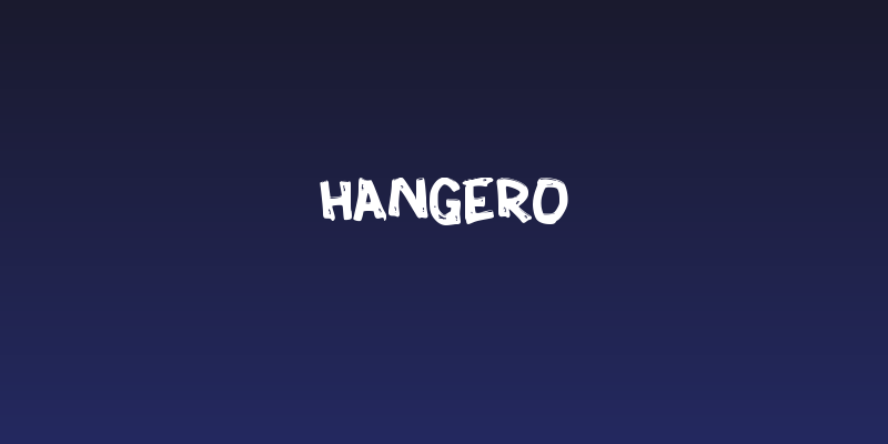 HANGERO Social Header