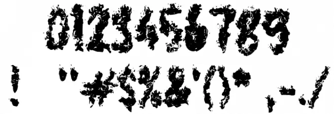 HANGUS Font OTHER CHARS