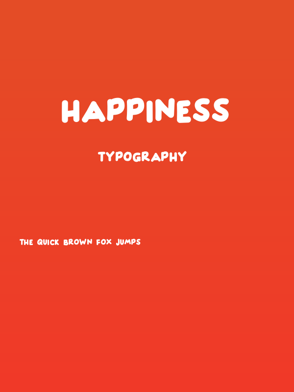 HAPPINESS Poster