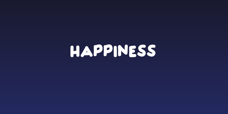 HAPPINESS Social Header