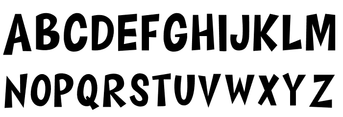 HAPPY COMIC Polices MINUSCULES