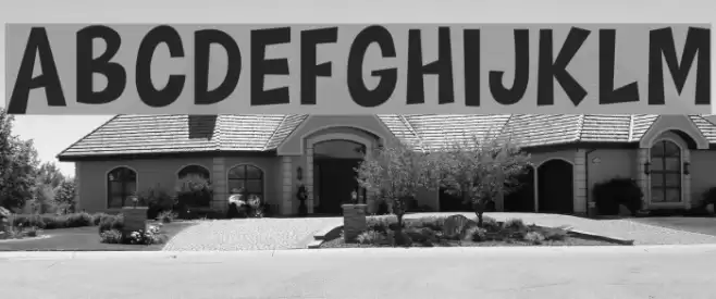 HAPPY COMIC Font examples