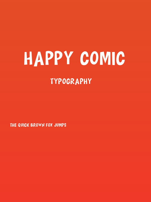 HAPPY COMIC Poster