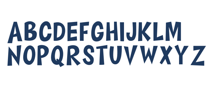 HAPPY COMIC Lowercase