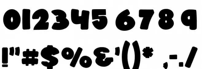 HAPPY DONUTS Font OTHER CHARS