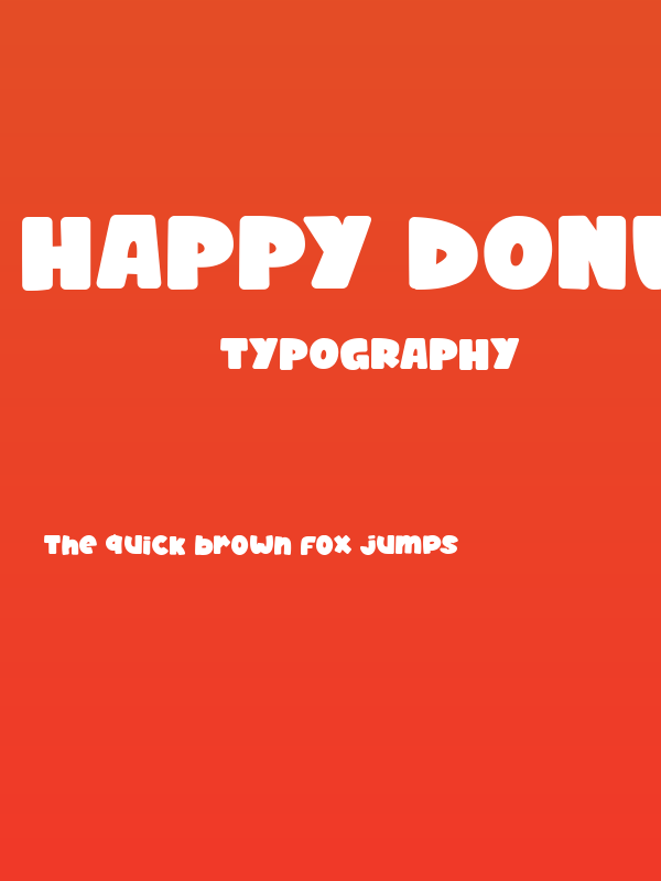 HAPPY DONUTS Poster