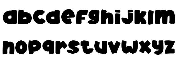 HAPPY DONUTS Font LOWERCASE