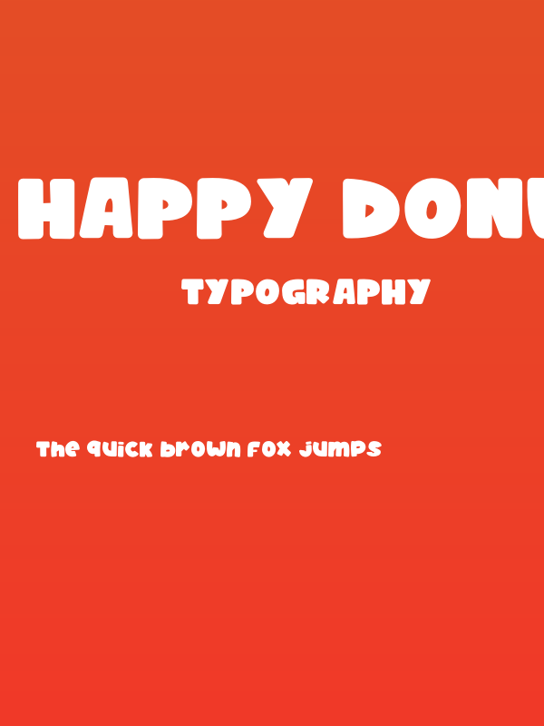 HAPPY DONUTS Poster