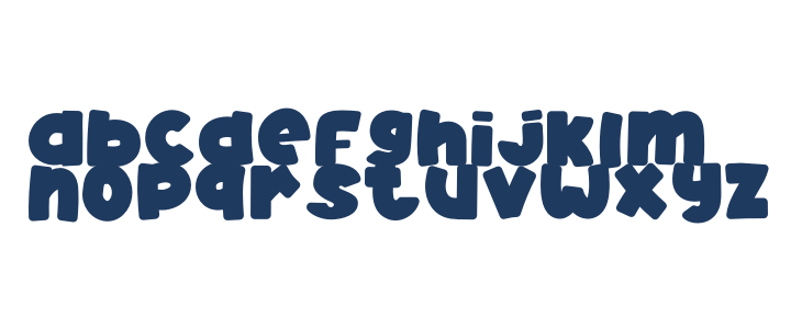 HAPPY DONUTS Lowercase