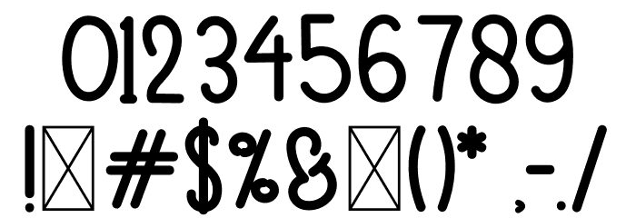 HAPPY DOODLE Font OTHER CHARS