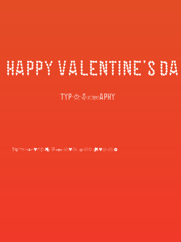 HAPPY VALENTINE'S DAY Poster