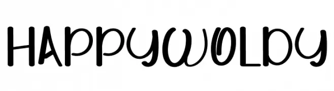 HAPPY WOLDY  Free Fonts Download