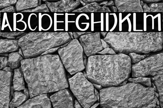 HAPPY WOLDY フォント examples