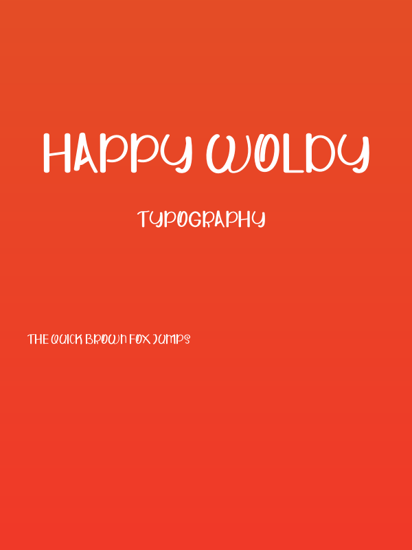 HAPPY WOLDY Poster