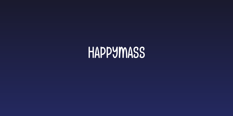 HAPPYMASS Social Header