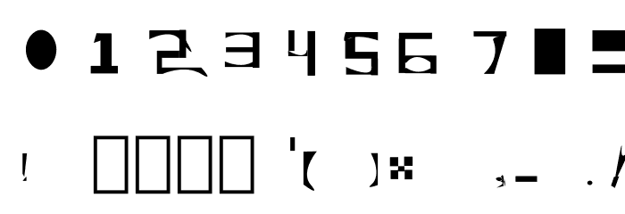 HARAMJADA PROJECT Font OTHER CHARS