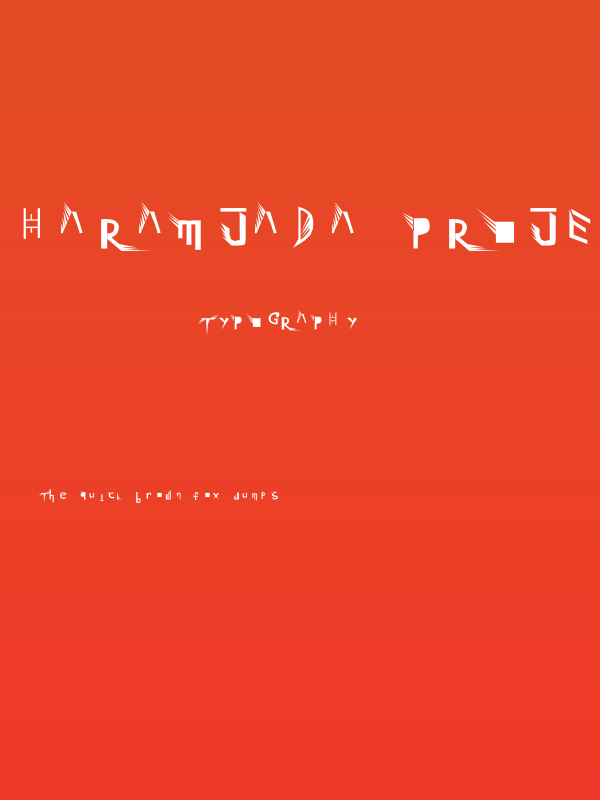 HARAMJADA PROJECT Poster