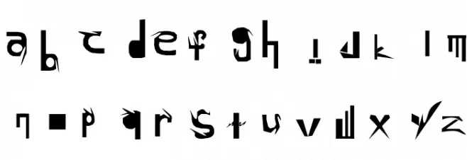 HARAMJADA PROJECT 字体 小写