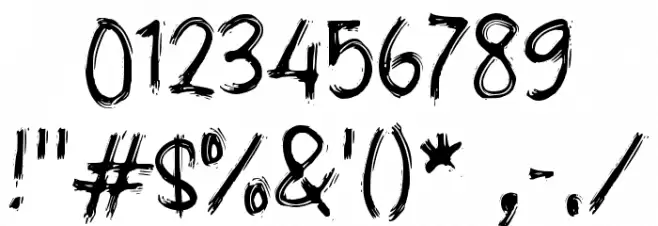 HARBARD Font OTHER CHARS