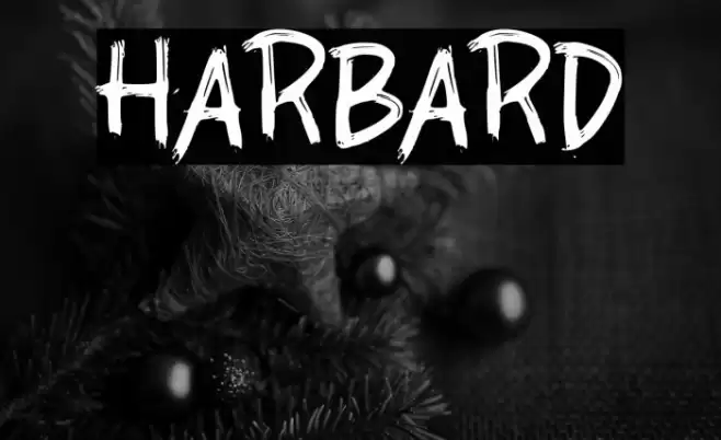 HARBARD Font examples
