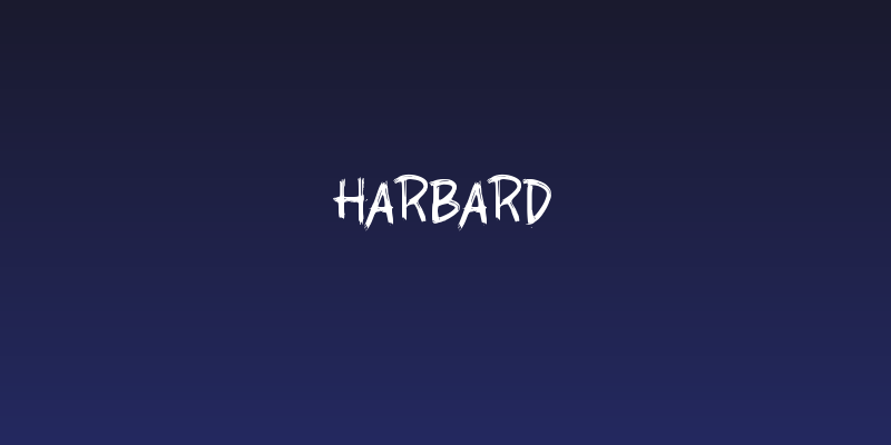 HARBARD Social Header