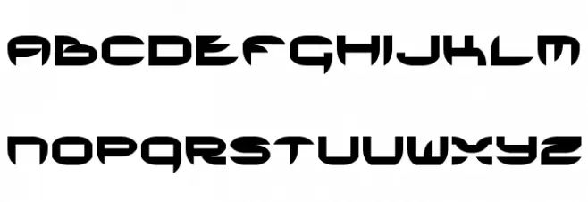 HARD EDGE Regular Polices MAJUSCULES