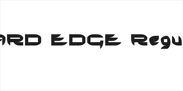 HARD EDGE Regular Logo