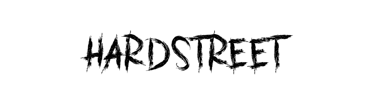 HARD STREET  フリーフォントのダウンロード