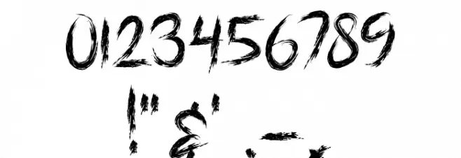 HARD STREET Font OTHER CHARS