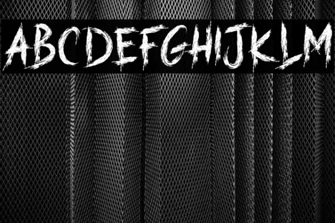 HARD STREET Font examples