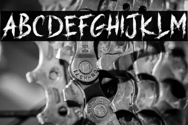 HARD STREET Font examples