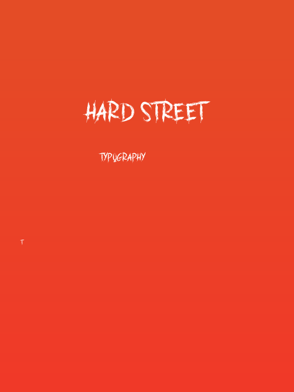 HARD STREET Poster