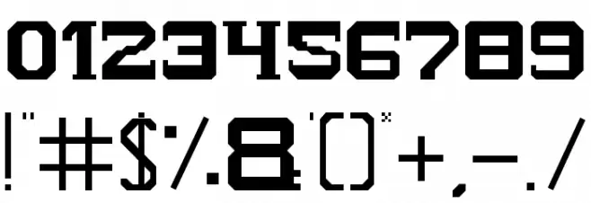 HARDCOPY Font OTHER CHARS