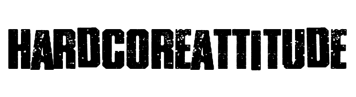 HARDCORE ATTITUDE  baixar fontes gratis