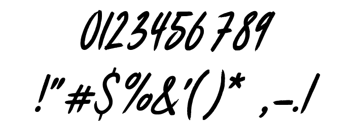 HARDCOVERScript Font OTHER CHARS