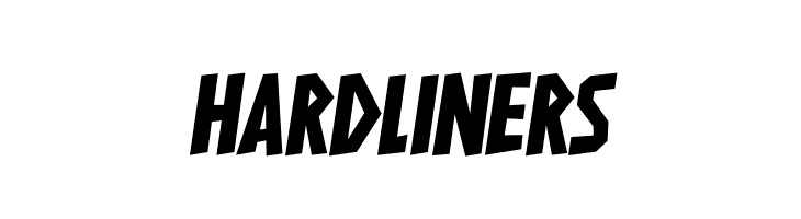 HARDLINERS  Скачать бесплатные шрифты