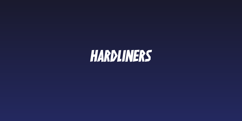 HARDLINERS Social Header
