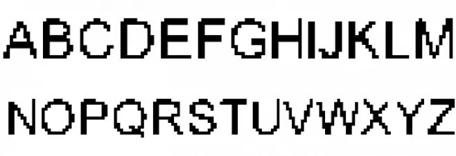 HARDORECAPSONLY 字体 大写