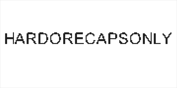 HARDORECAPSONLY Logo