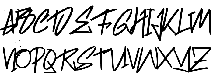 HARDTAGZ Font UPPERCASE