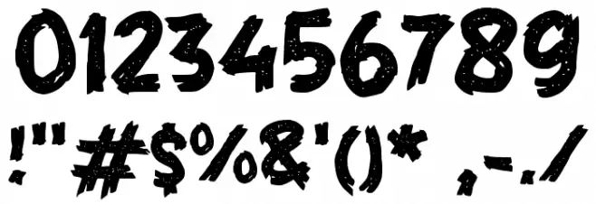 HARESTONE フォント その他の文字