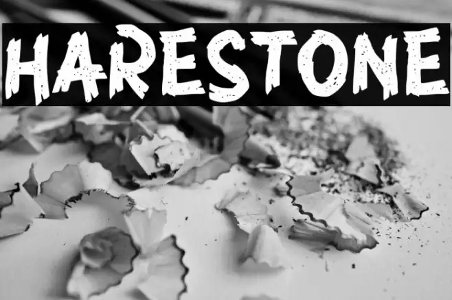 HARESTONE Font examples