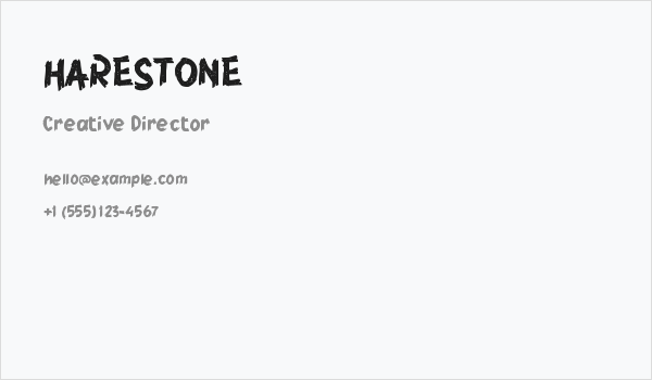HARESTONE Business Card