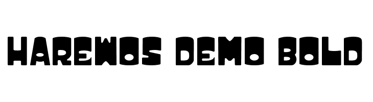 HAREWOS DEMO BOLD  フリーフォントのダウンロード