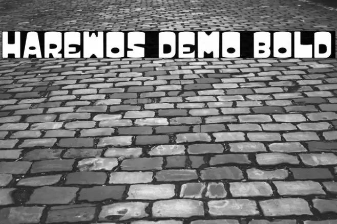 HAREWOS DEMO BOLD फ़ॉन्ट examples