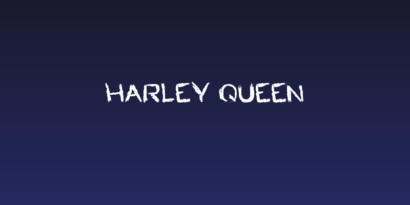 HARLEY QUEEN Social Header